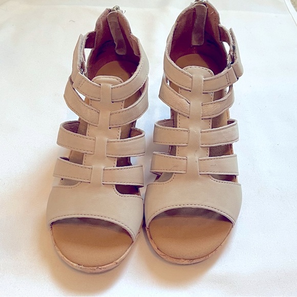 Rockport Shoes Rockport Womens Briah Gladiator Wedge Sandals Taupe